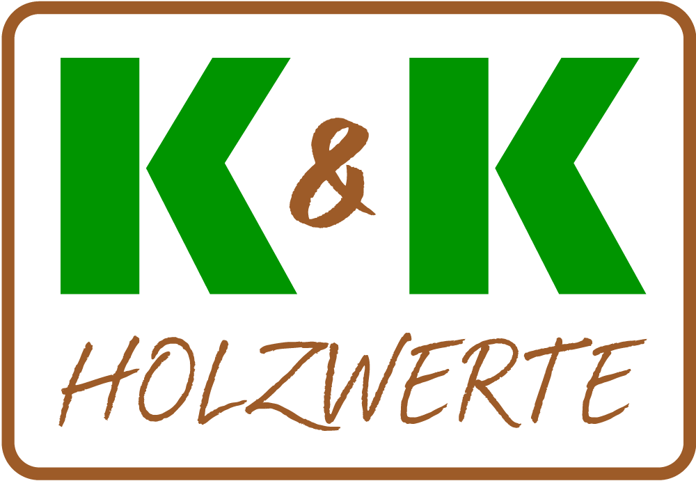 K&K Holzwerte Logo mit Rahmen